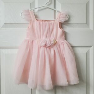 Baby Girl's Light Pink Shimmer Tulle Tutu Dress 12 Months